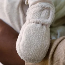 Lodger Mittens Teddy Fleece Beige 0-12M