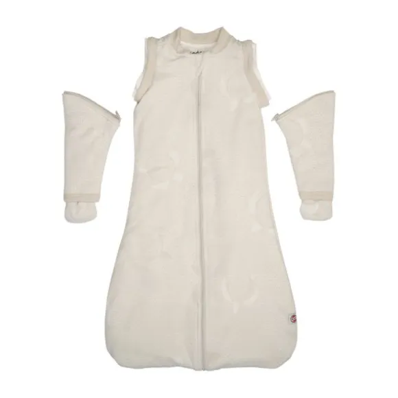 Lodger Slaapzak Hopper Met Afristbare Mouwen - Maat 86/98 - Matcha Blue Fogg