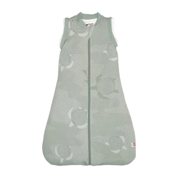 Lodger Slaapzak Hopper Met Afristbare Mouwen - Maat 86/98 - Matcha Blue Fogg