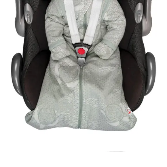 Lodger Slaapzak Hopper Met Afristbare Mouwen - Maat 86/98 - Matcha Blue Fogg