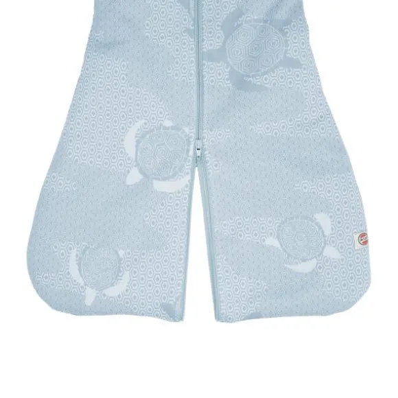 Lodger Slaapzak Hopper Met Afristbare Mouwen - Maat 86/98 - Matcha Blue Fogg