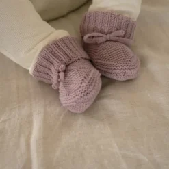 Lodger Slipper Knit Silk 0-6mnd