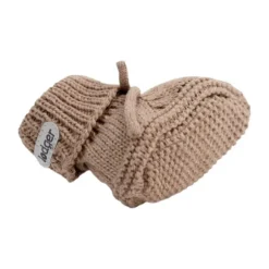 Lodger Slofjes Gebreid Met Kabel - 0-6 mnd - Buffalo