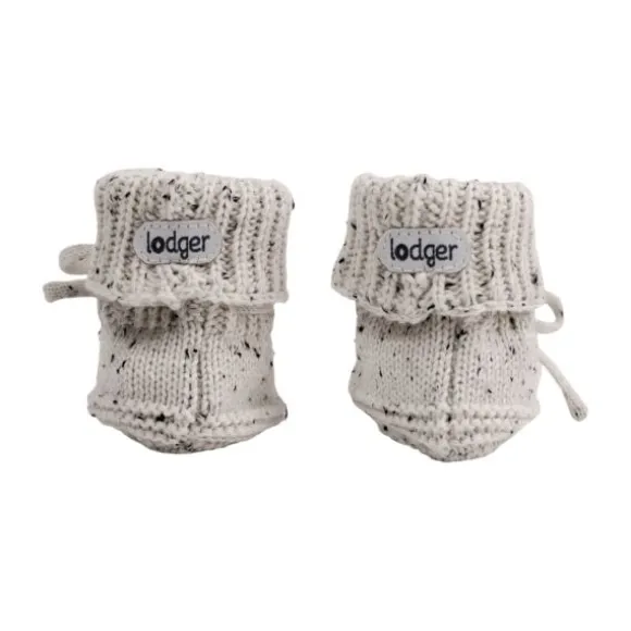 Lodger Slofjes Gebreid Met Kabel - 0-6 mnd - Buffalo