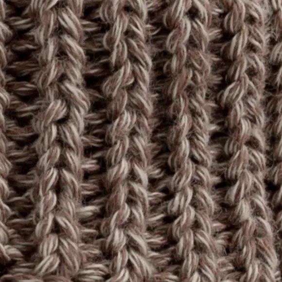 Lodger Slofjes Gebreid Met Kabel - 0-6 mnd - Buffalo