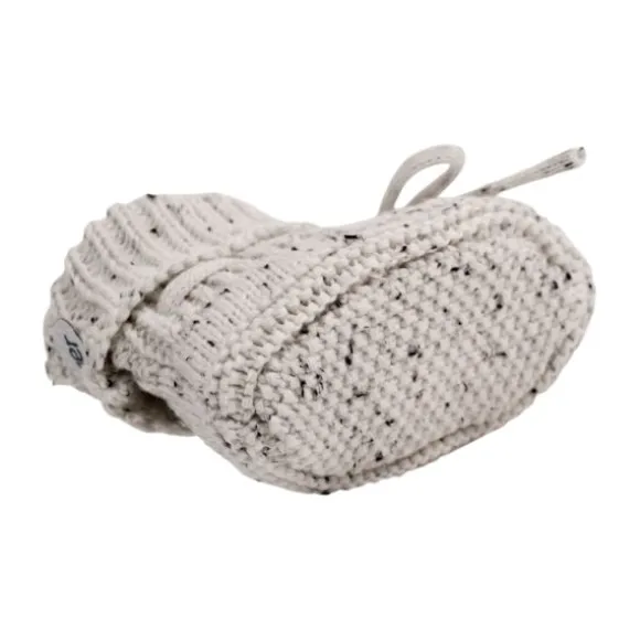 Lodger Slofjes Gebreid Met Kabel - 0-6 mnd - Buffalo