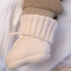Lodger Slofjes Merino Wool Birch 6-12M