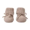Lodger Slofjes Merino Wool Beige 6-12M