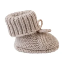 Lodger Slofjes Merino Wool Beige 6-12M