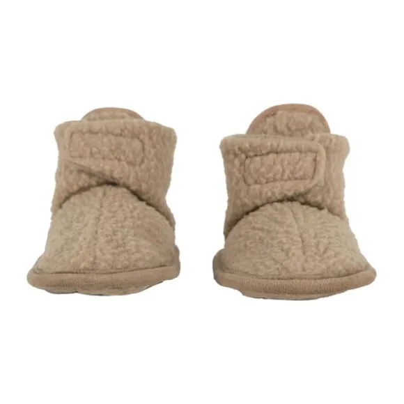 Lodger Slofjes Teddy Fleece Beige 0-3M
