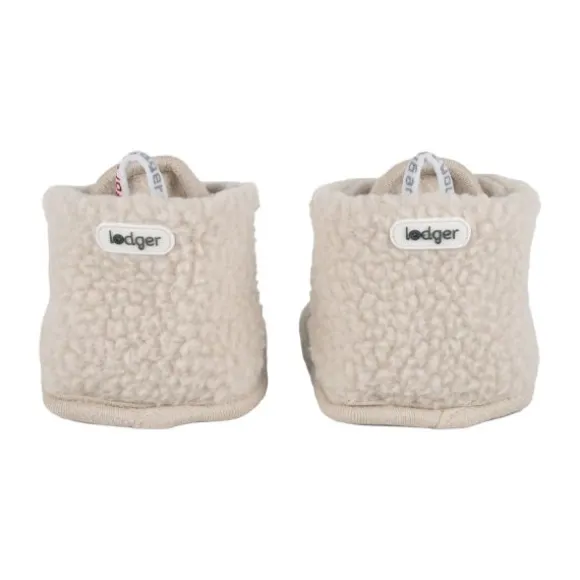 Lodger Slofjes Teddy Fleece Birch 0-3M