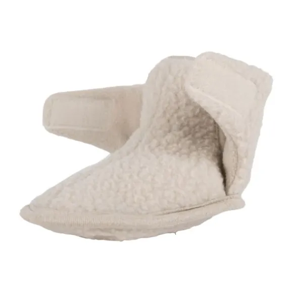 Lodger Slofjes Teddy Fleece Birch 0-3M