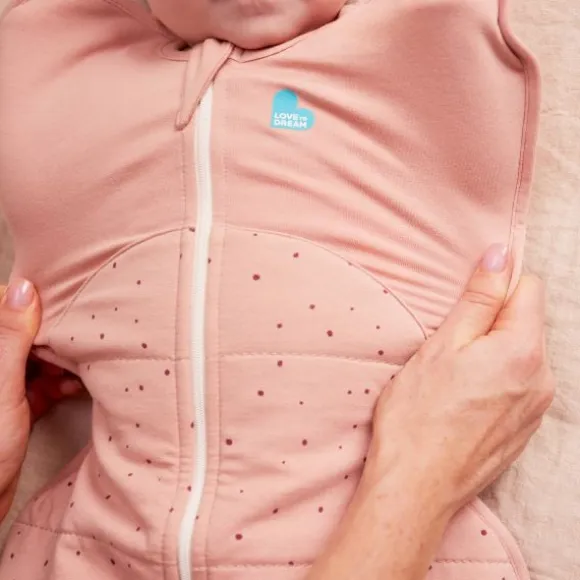 Love To Dream SwaddleUp™ 2.5 TOG - Fase 1 - Maat M - Olive Bees