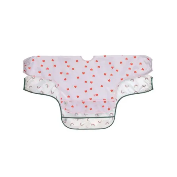 Lässig Slab Lange Mouw Happy Rascals Heart Lavender 2-Pack