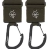 Lässig Stroller Hooks Met Karabijnhaak Olive 2-Pack