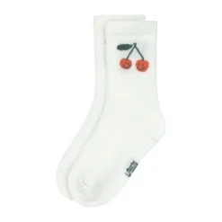 Lässig Tennis Socks GOTS - 3-pack - Cherry - Maat 19-22