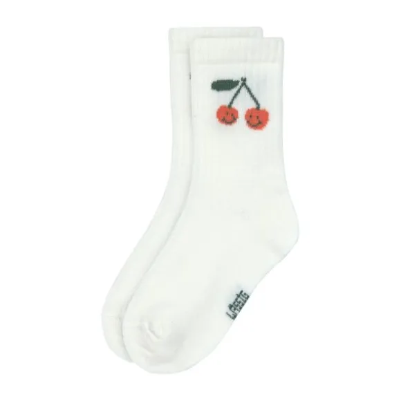 Lässig Tennis Socks GOTS - 3-pack - Cherry - Maat 19-22