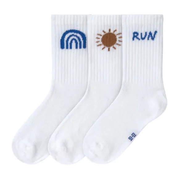 Lässig Tennis Socks GOTS Little Gang Run 19-22 3pcs