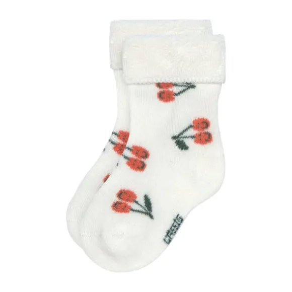 Lässig Terry Socks GOTS - 3-pack - Cherry Peach - Maat 12-14