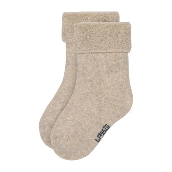 Lässig Terry Socks GOTS - 3-pack - Brown/Beige - maat 15 -18