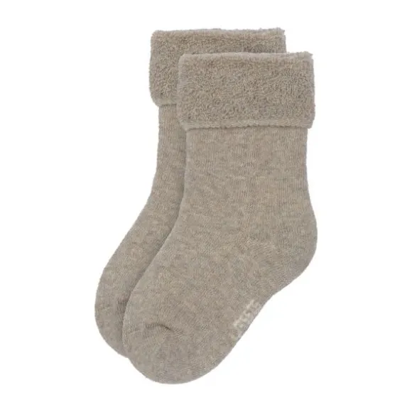 Lässig Terry Socks GOTS - 3-pack - Brown/Beige - maat 15 -18