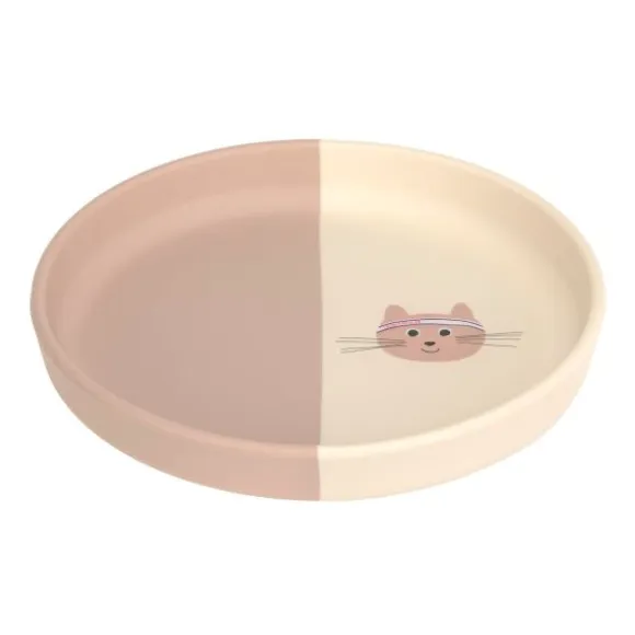 Lässig Tiny Team Cat Bord - Siliconen - Roze