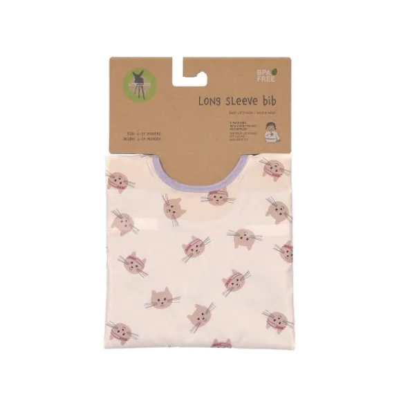 Lässig Tiny Team Cat Slab Met Mouwen - 2 Stuks - Paars