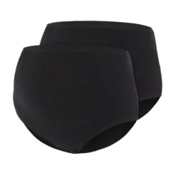 MAMA.LICIOUS Zwangerschapsslip - Heal - 2-Pack - Maat S/M - Zwart