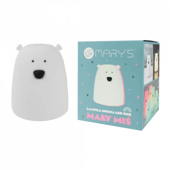 Mary's Led Lamp Bear Small - White