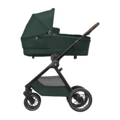 Maxi-Cosi Kinderwagen - Oxford Plus - Twillic Graphite (Dark Frame + Brown Leather)