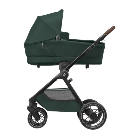 Maxi-Cosi Kinderwagen - Oxford Plus - Twillic Graphite (Dark Frame + Brown Leather)