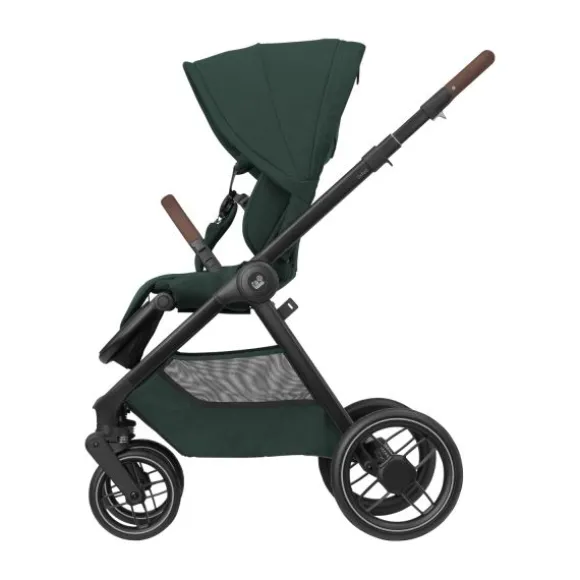 Maxi-Cosi Kinderwagen - Oxford Plus - Twillic Graphite (Dark Frame + Brown Leather)