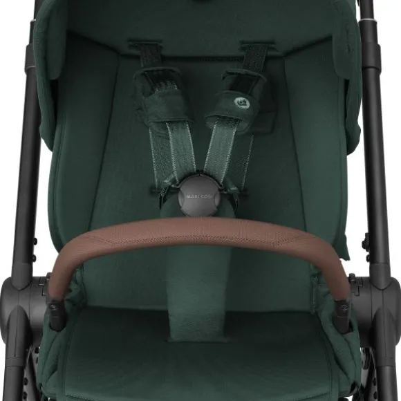 Maxi-Cosi Kinderwagen - Oxford Plus - Twillic Graphite (Dark Frame + Brown Leather)