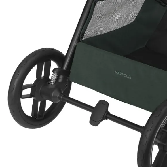 Maxi-Cosi Kinderwagen - Oxford Plus - Twillic Graphite (Dark Frame + Brown Leather)