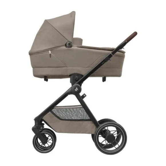 Maxi-Cosi Kinderwagen - Oxford Plus - Twillic Graphite (Dark Frame + Brown Leather)
