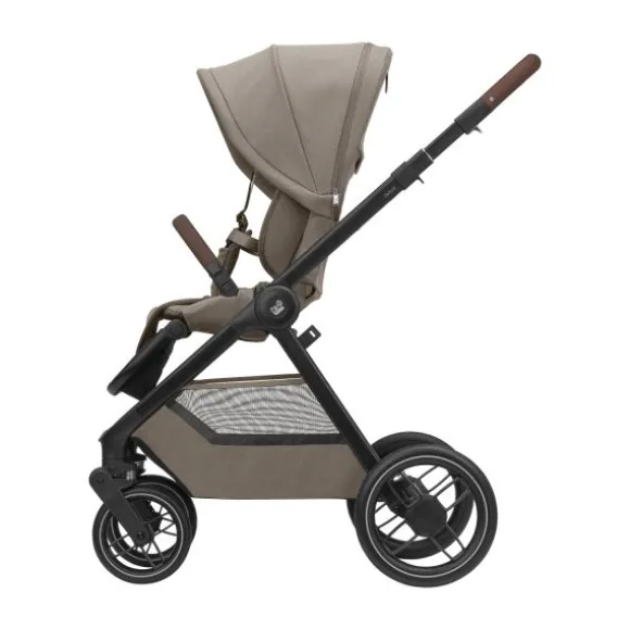 Maxi-Cosi Kinderwagen - Oxford Plus - Twillic Graphite (Dark Frame + Brown Leather)