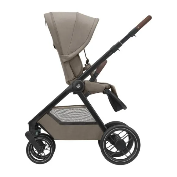 Maxi-Cosi Kinderwagen - Oxford Plus - Twillic Graphite (Dark Frame + Brown Leather)