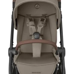 Maxi-Cosi Kinderwagen - Oxford Plus - Twillic Graphite (Dark Frame + Brown Leather)