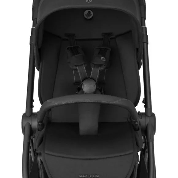 Maxi-Cosi Kinderwagen - Oxford Plus - Twillic Graphite (Dark Frame + Brown Leather)