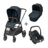 Maxi-Cosi Street+ Trio Essential Graphite (Black Frame + Brown Leather)