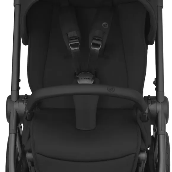 Maxi-Cosi Wandelwagen Oxford Essential Black Dark Frame + Black Leather