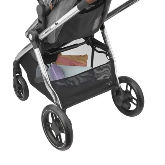 Maxi-Cosi Zelia3 Luxe Twillic Truffle (Black glossy frame & Black Leather)