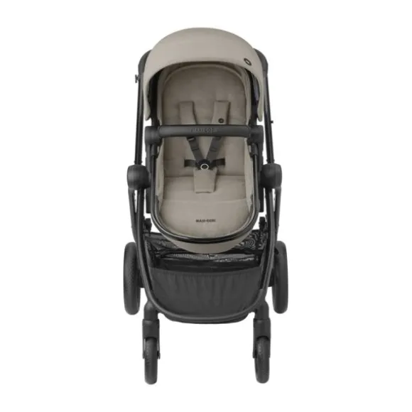 Maxi-Cosi Zelia3 Luxe Twillic Truffle (Black glossy frame & Black Leather)
