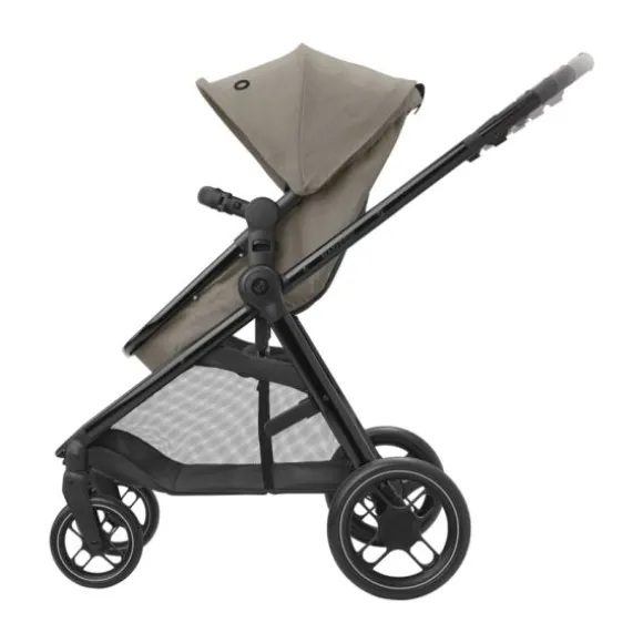 Maxi-Cosi Zelia3 Luxe Twillic Truffle (Black glossy frame & Black Leather)