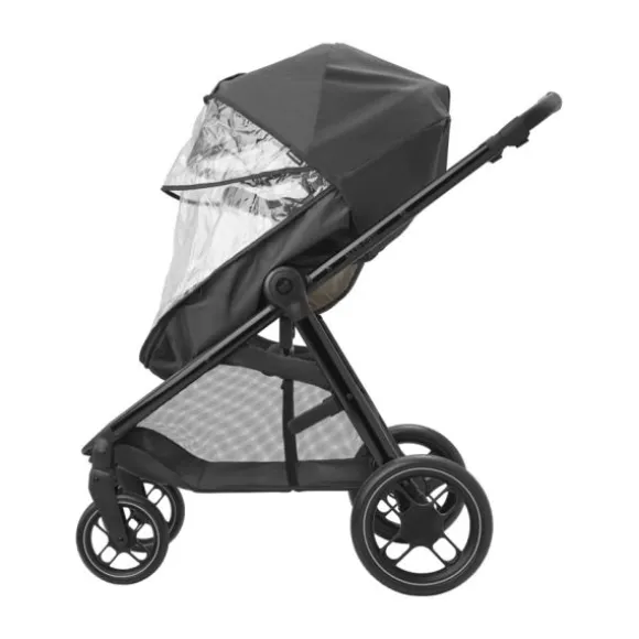 Maxi-Cosi Zelia3 Luxe Twillic Truffle (Black glossy frame & Black Leather)