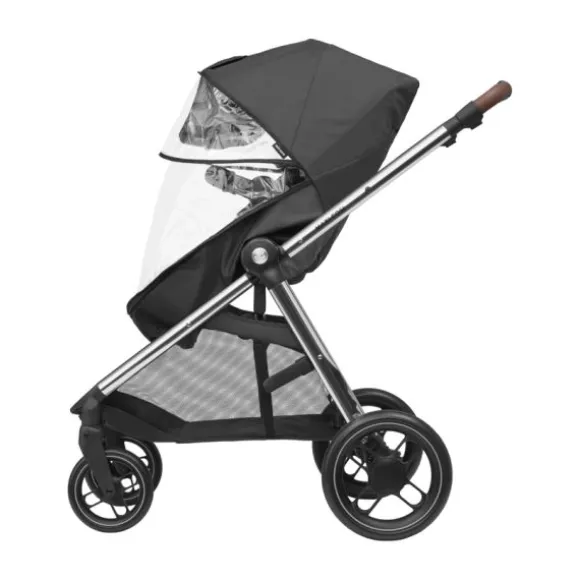 Maxi-Cosi Zelia3 Luxe Twillic Truffle (Black glossy frame & Black Leather)