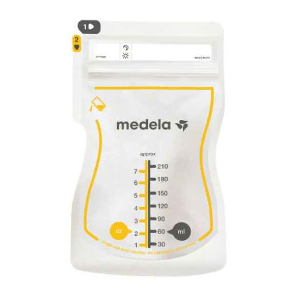 Medela Moedermelkbewaarzakjes Met Schenktuit 210ml 25st