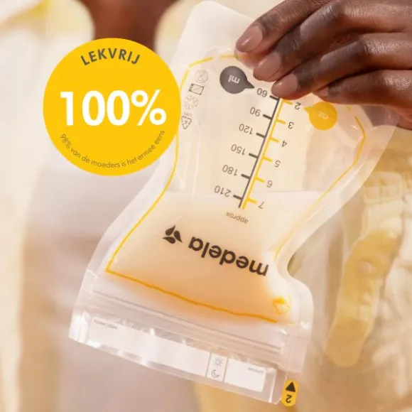 Medela Moedermelkbewaarzakjes Met Schenktuit 210ml 25st