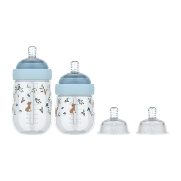 Mepal Forest Friends Starterset Babyflessen Mio - 4-Delig