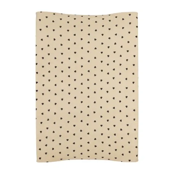 Meyco Aankleedkussenhoes Print - 50 x 70 cm - Jersey - Forest Animals Sand